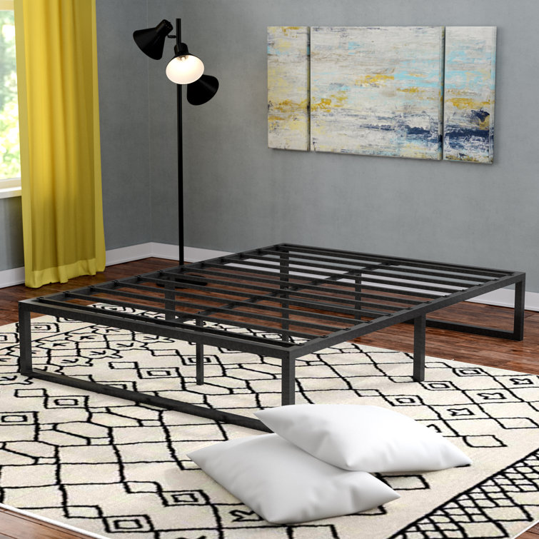 Desoto Quick Lock Steel Bed Frame Metal Bed frame 14in 36cm in Height Sturdy metal slats Easy Assembly